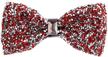 pre tied rhinestone sparkling crystal adjustable men's accessories for ties, cummerbunds & pocket squares logo