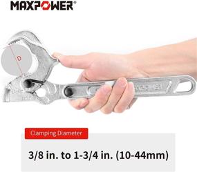 img 3 attached to MAXPOWER Self Adjustable One Hand Adjustable Plumbing