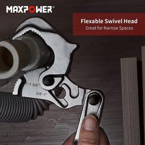 img 2 attached to MAXPOWER Self Adjustable One Hand Adjustable Plumbing