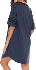 img 2 attached to Ekouaer Nightgown Novelty Sleepshirts Sleepwear Women's Clothing