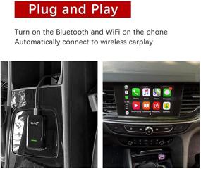 img 2 attached to 📱 2021 2.0 Беспроводной адаптер CarPlay USB - Преобразует заводской проводной CarPlay в беспроводной, совместим с iPhone 6-12 Pro MAX