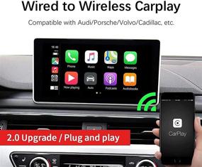 img 3 attached to 📱 2021 2.0 Беспроводной адаптер CarPlay USB - Преобразует заводской проводной CarPlay в беспроводной, совместим с iPhone 6-12 Pro MAX