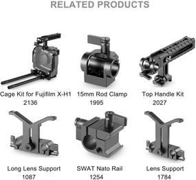 img 1 attached to 🎥 SmallRig 15mm Carbon Fiber Rods (9 Inch) - Top-Notch Support System for LCD, Shoulder Pad, Lens, and Follow Focus - 1690