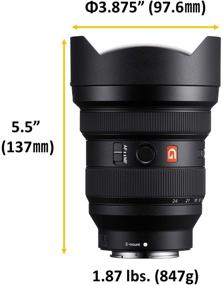 img 1 attached to 📷 Sony SEL1224GM FE 12-24мм F2.8 G Master Ultra-Wide Zoom-объектив для полнокадровой камеры с постоянным диафрагмным числом
