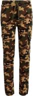 🥇 top-rated quad seven print twill jogger boys' clothing: quality and style combined! logo