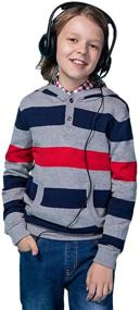 img 2 attached to Stylish Benito Benita Pullover Sweater Sweatshirt for Boys' Clothing