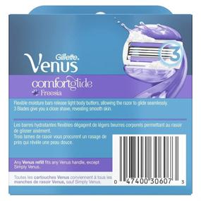 img 3 attached to 🌸 Gillette Venus ComfortGlide Freesia Scented Razor Blade Refills, 6 Count - Enhancing Protection against Skin Irritation