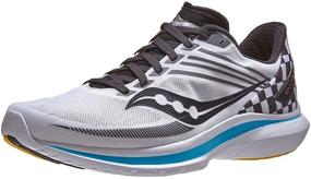 img 3 attached to Saucony Kinvara Black Silver Medium Men's Shoes in Athletic