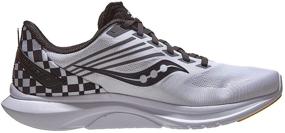 img 2 attached to Saucony Kinvara Black Silver Medium Men's Shoes in Athletic