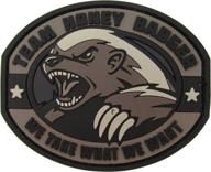mil-spec monkey honey badger swat pvc patch: tactical and durable logo