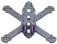 🚁 usmile 210mm x style carbon fiber quadcopter frame kit: compact and lightweight design for superior fpv performance with qav-x 210/250 compatibility, suitable for 1806 2204 brushless motors and 5" props, hs117 runcam swift included logo