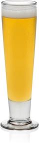 img 4 attached to Libbey Stockholm Pilsner Beer Glasses: Elevate Your Drinking Experience