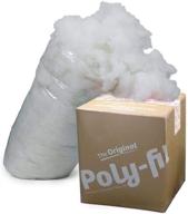 🌬️ fairfield original poly-fil premium fiber fill box 6.5 lbs white - high-quality 100% polyester fill logo