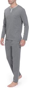 img 3 attached to Indefini Pajama Cotton Sleeve Sleepwear: Unmatched Comfort and Style for a Blissful Night's Sleep