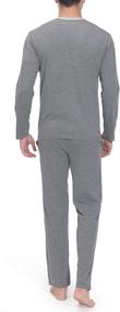 img 1 attached to Indefini Pajama Cotton Sleeve Sleepwear: Unmatched Comfort and Style for a Blissful Night's Sleep