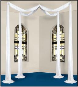 img 1 attached to 🎉 Elite Collection Celebration Canopy: White Party Accessory (1 count, 1/Pkg) - Covers 32 sq. ft.