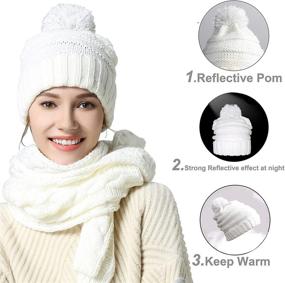 img 1 attached to 🧤 Women's Winter Accessories: Cozy Scarf, Gloves, Hat, and Beanie with Scarves & Wraps