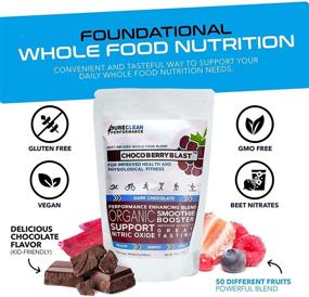 img 2 attached to 🍫 Enhanced Chocolate Beet Super Food Blend: CHOCOBERRY Blast - Boost Nitric Oxide, Endorsed by Athletes, Formulated by Physicians for Peak Strength and Rapid Recovery (30 Servings)