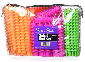 img 1 attached to Enhance Your Curls with Soft 'N Style Spiral Rod Set - 108 Pieces