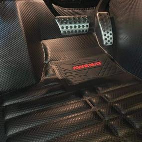 img 3 attached to AWEMAT Custom Fit Floor Mats for Jeep Grand Cherokee 2011-2021: Waterproof, Exquisite Pattern, All Weather Protection