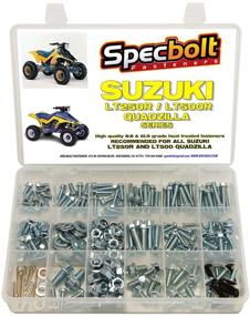 img 1 attached to Набор болтов Specbolt Quadzilla LT250R ATV - 250 шт. Оригинальные крепежные элементы для технического обслуживания, восстановления и улучшения характеристик на Suzuki Quadracer LT500R LTR250 LT 250 500 R.