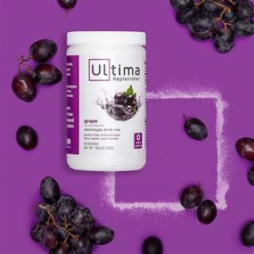 img 2 attached to 🍇 Ultima Replenisher Electrolyte Hydration Powder: Grape Flavor, 90 Servings - Sugar Free, 0 Calories, 0 Carbs - Gluten-Free, Keto, Non-GMO - Contains Magnesium, Potassium, Calcium