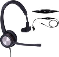 🎧 mkj 3.5mm headset: noise cancelling microphone for cell phones, volume control - ideal for online learning, smartphones, laptops, tablets, pc & more logo