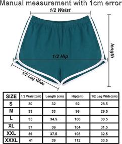 img 3 attached to 🩳 URATOT Women's Gym Shorts: Running, Yoga, Dance & Workout Athletic Short Pants