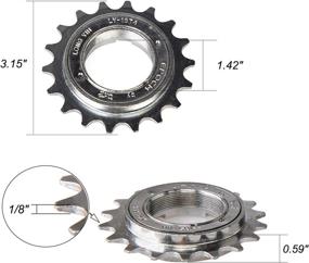 img 2 attached to 🚲 ZUKKA Single-Speed Bike Freewheel: 16t/18t/20t Bicycle Flywheel for Smooth One-Speed Cycling