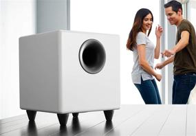 img 1 attached to 🔊 Audioengine S8 Wireless Subwoofer: Compact and Powerful Wireless Solution in White Color