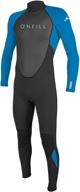 🏄 upgrade your watersports experience with the o'neill men's reactor ii 3/2mm back zip full wetsuit logo