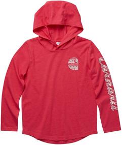 img 2 attached to Stylish Carhartt Raspberry Heather Girls' Hoodneck T-Shirt for Trendy Comfort