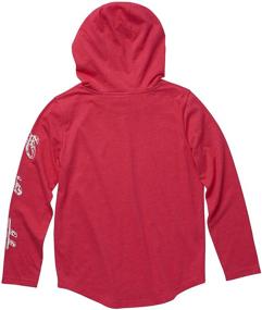 img 1 attached to Stylish Carhartt Raspberry Heather Girls' Hoodneck T-Shirt for Trendy Comfort