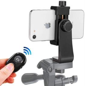 img 4 attached to Универсальный держатель для телефона со штативом и пультом для iPhone 12/11 Pro/Xs Max/XR/X/8/7/6/6s Plus, Samsung, Nexus.