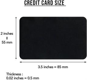 img 1 attached to Personalized Engraved Aluminum Wallet Insert: Sleek and Durable Metal Card Holder