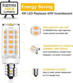 img 1 attached to 🕯️ Candelabra Chandelier Yomis - Non-Dimmable Equivalent