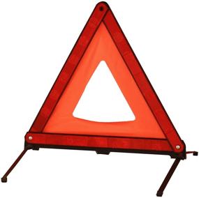 img 4 attached to 🚦 KAFEEK Reflective Warning Triangle: Ultimate Roadside Safety Kit
