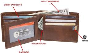 img 1 attached to 💼 Enhanced Security Slimfold Men's Accessories by Dockers – Ideal Wallets, Card Cases & Money Organizers