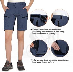 img 1 attached to Cycorld Womens Mountain Bike MTB Shorts Fashion Breathable Pockets Outdoor Recreation