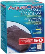 💦 aqua clear a612 50 activated carbon filter, white, 2.4 ounce logo