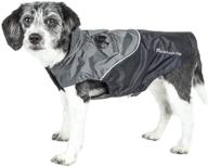 lightning-shield waterproof 2-in-1 convertible dog jacket with blackshark technology by touchdog логотип