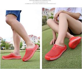 img 1 attached to Ilinxuan Non Slip Lightweight Men's Athletic Shoes: Breathable Bathroom Footwear