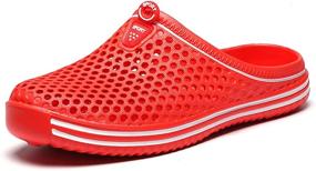 img 4 attached to Ilinxuan Non Slip Lightweight Men's Athletic Shoes: Breathable Bathroom Footwear