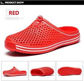 img 3 attached to Ilinxuan Non Slip Lightweight Men's Athletic Shoes: Breathable Bathroom Footwear