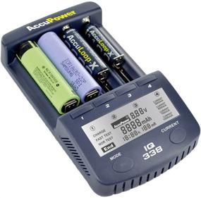 img 4 attached to 🔋 AccuPower IQ338: A Powerful Fast Charger and Analyzer Tester for Li-ion, NiMH, and NICd Rechargeable Batteries