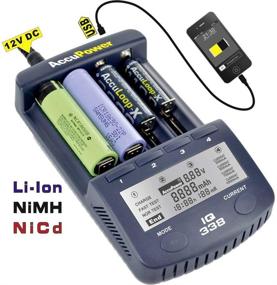 img 2 attached to 🔋 AccuPower IQ338: A Powerful Fast Charger and Analyzer Tester for Li-ion, NiMH, and NICd Rechargeable Batteries