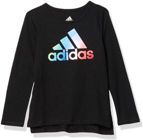 img 4 attached to Футболка Adidas для девочек с короткими рукавами