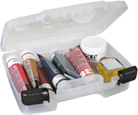 img 1 attached to 🎨 ArtBin 6977AB: Versatile 12 inch Quick View Deep Base Carrying Organizer for Art & Craft Supplies