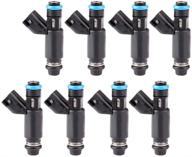 chevrolet/gmc fuel injectors: eccpp 8pcs 4 holes fuel injector kit 12580426 logo