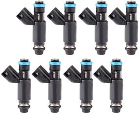 img 4 attached to Chevrolet/GMC Fuel Injectors: ECCPP 8pcs 4 Holes Fuel Injector Kit 12580426